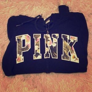 PINK zip up sweatshirt